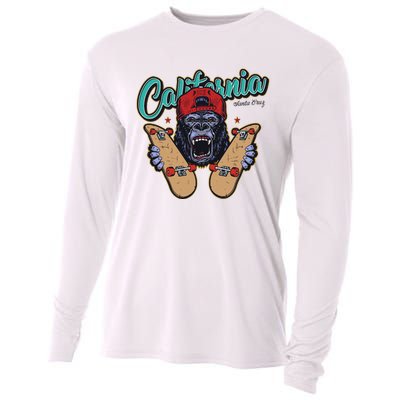 Santa Cruz Skateboard California Skateboard Street Wear Cooling Performance Long Sleeve Crew