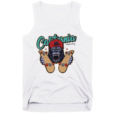 Santa Cruz Skateboard California Skateboard Street Wear Tank Top