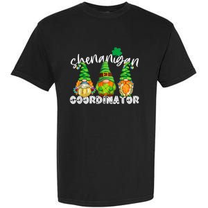 Shenanigans Coordinator St Patricks Day Green Gnomes Lovers Garment-Dyed Heavyweight T-Shirt