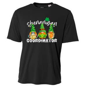 Shenanigans Coordinator St Patricks Day Green Gnomes Lovers Cooling Performance Crew T-Shirt