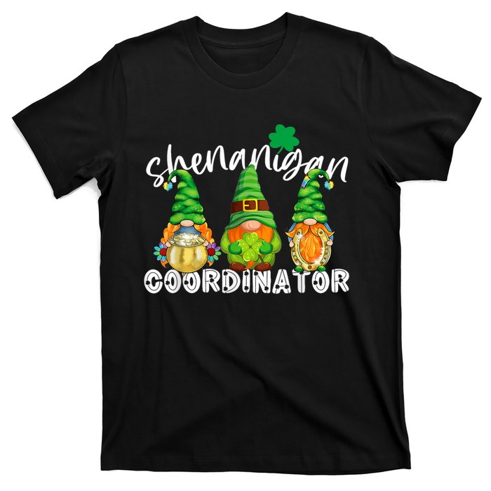 Shenanigans Coordinator St Patricks Day Green Gnomes Lovers T-Shirt