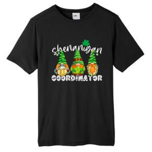 Shenanigans Coordinator St Patricks Day Green Gnomes Lovers Tall Fusion ChromaSoft Performance T-Shirt