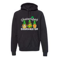 Shenanigans Coordinator St Patricks Day Green Gnomes Lovers Premium Hoodie