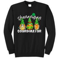 Shenanigans Coordinator St Patricks Day Green Gnomes Lovers Tall Sweatshirt