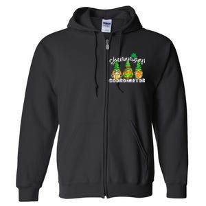 Shenanigans Coordinator St Patricks Day Green Gnomes Lovers Full Zip Hoodie