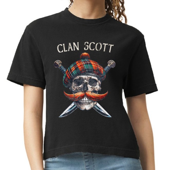 Scottish Clan Scott Scotland Scott Family Surname Comfort Colors Boxy T-Shirt