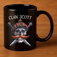 Scottish Clan Scott Scotland Scott Family Surname 11oz C Handle Ceramic Mug