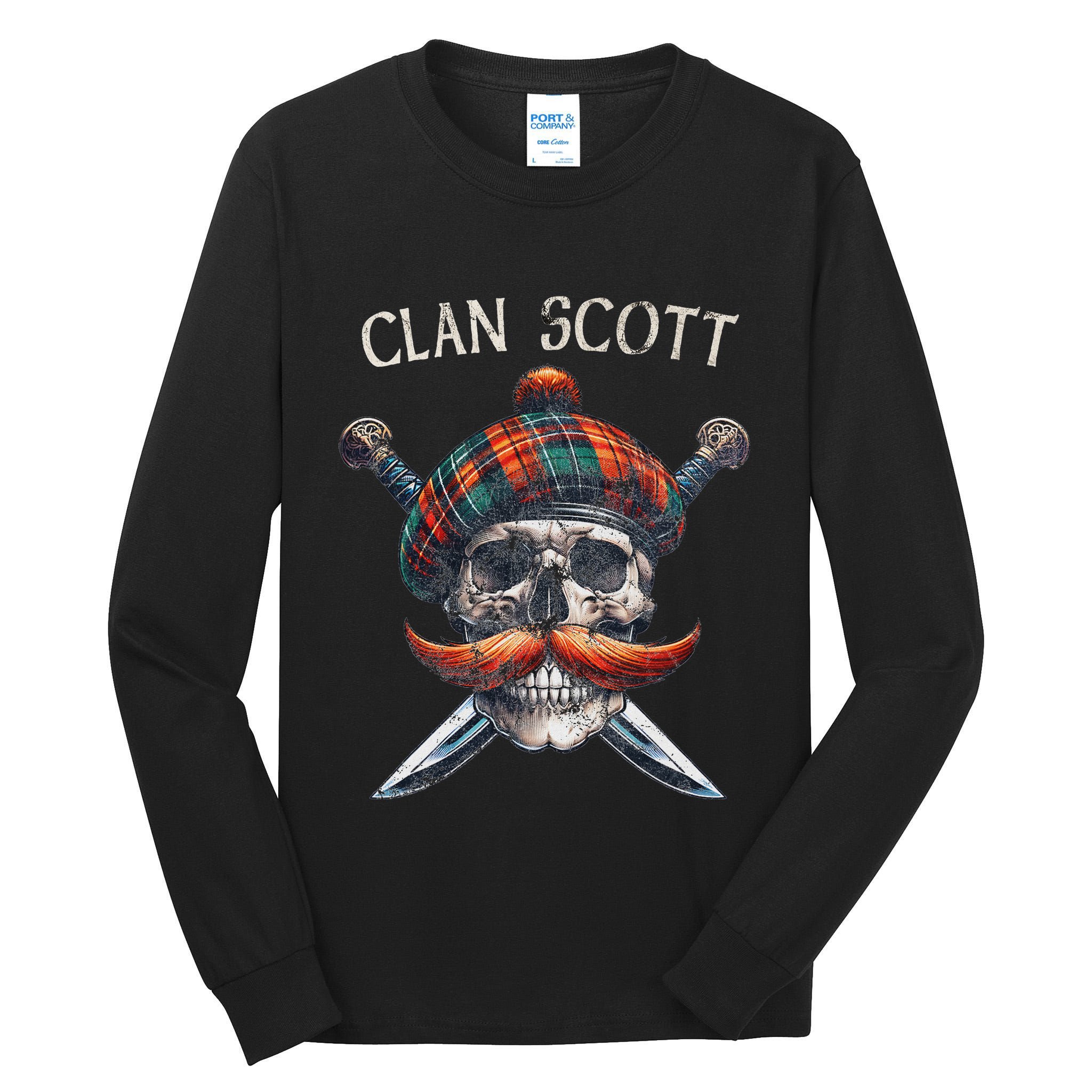 Scottish Clan Scott Scotland Scott Family Surname Tall Long Sleeve T-Shirt