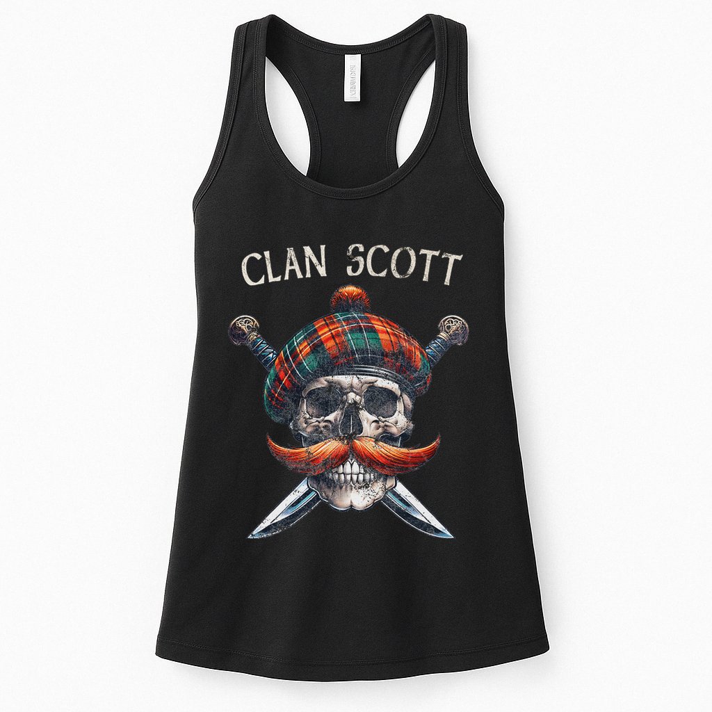 Scottish Clan Scott Scotland Scott Family Surname Womens Tank Top
