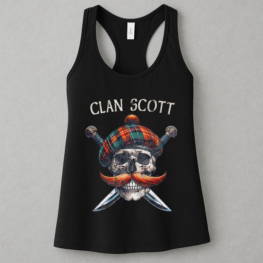 Scottish Clan Scott Scotland Scott Family Surname Womens Tank Top