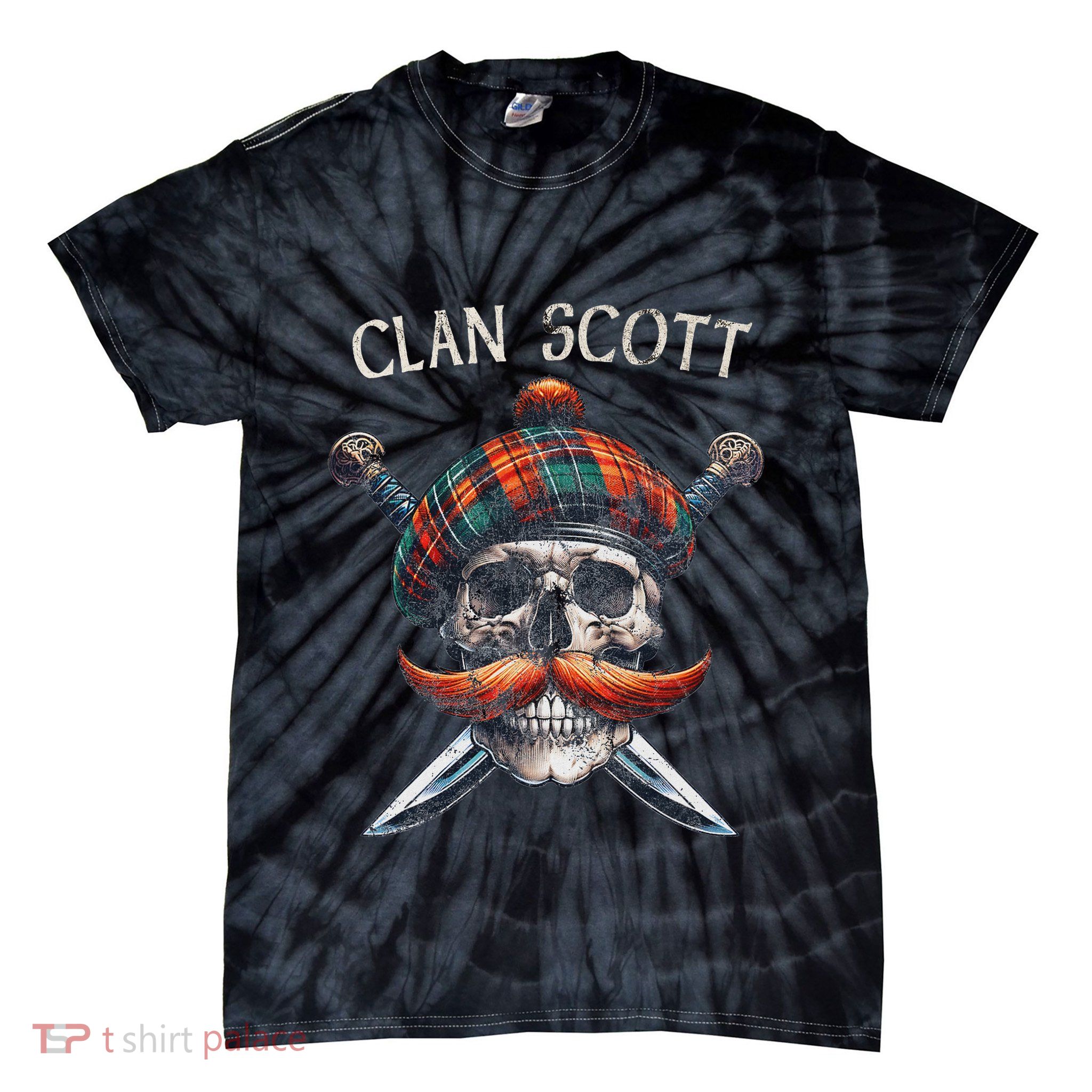 Scottish Clan Scott Scotland Scott Family Surname Tie-Dye T-Shirt