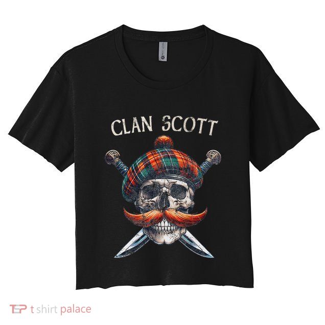 Scottish Clan Scott Scotland Scott Family Surname Crop Top