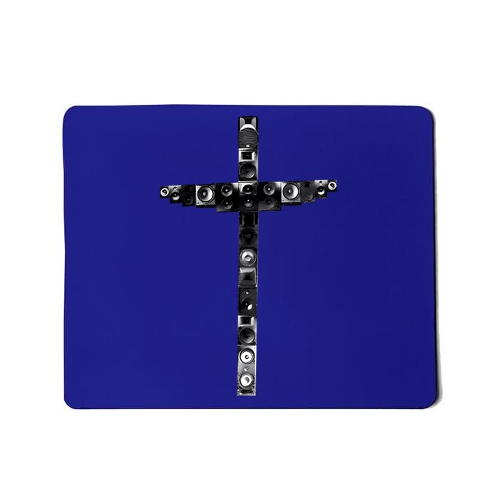 Speaker Cross Mousepad