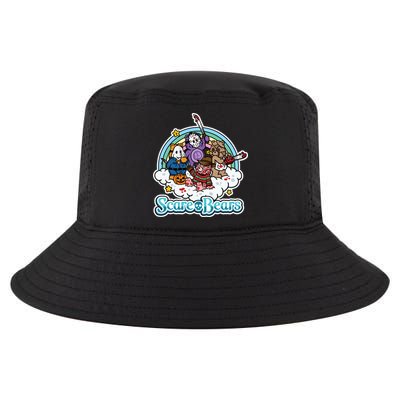 Scary Care Scare Bears Funny Halloween Horror Faces Custom Cool Comfort Performance Bucket Hat