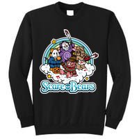 Scary Care Scare Bears Funny Halloween Horror Faces Custom Sweatshirt