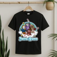 Scary Care Scare Bears Funny Halloween Horror Faces Custom T-Shirt
