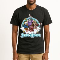 Scary Care Scare Bears Funny Halloween Horror Faces Custom Tall T-Shirt
