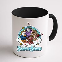 Scary Care Scare Bears Funny Halloween Horror Faces Custom Mug