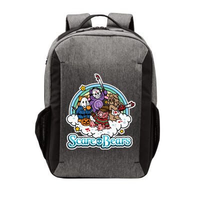 Scary Care Scare Bears Funny Halloween Horror Faces Custom Vector Backpack