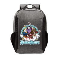 Scary Care Scare Bears Funny Halloween Horror Faces Custom Vector Backpack