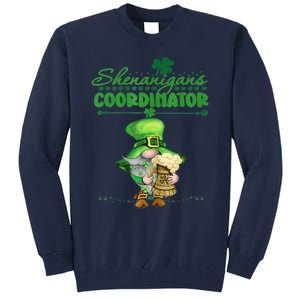 Shenanigans Coordinator St Patricks Day Green Gnomes Lovers Tall Sweatshirt