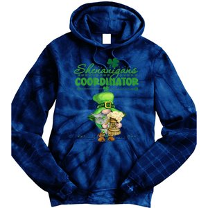 Shenanigans Coordinator St Patricks Day Green Gnomes Lovers Tie Dye Hoodie