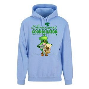 Shenanigans Coordinator St Patricks Day Green Gnomes Lovers Unisex Surf Hoodie