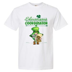 Shenanigans Coordinator St Patricks Day Green Gnomes Lovers Garment-Dyed Heavyweight T-Shirt