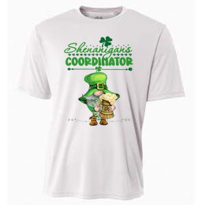 Shenanigans Coordinator St Patricks Day Green Gnomes Lovers Cooling Performance Crew T-Shirt