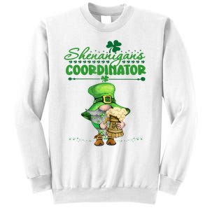 Shenanigans Coordinator St Patricks Day Green Gnomes Lovers Sweatshirt