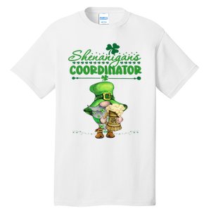 Shenanigans Coordinator St Patricks Day Green Gnomes Lovers Tall T-Shirt