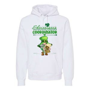 Shenanigans Coordinator St Patricks Day Green Gnomes Lovers Premium Hoodie