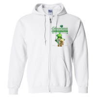 Shenanigans Coordinator St Patricks Day Green Gnomes Lovers Full Zip Hoodie