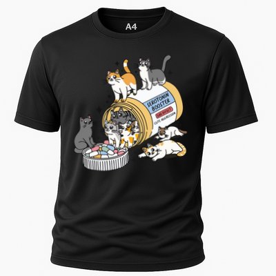 Serotonin Cats Cooling Performance Crew T-Shirt