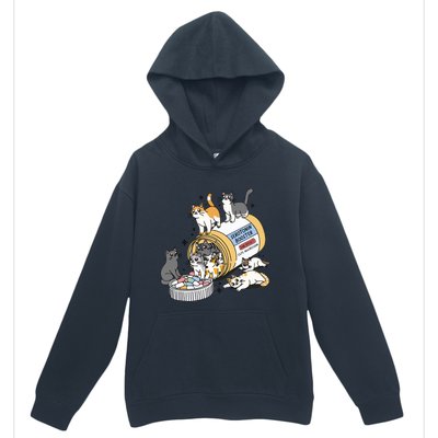 Serotonin Cats Urban Pullover Hoodie