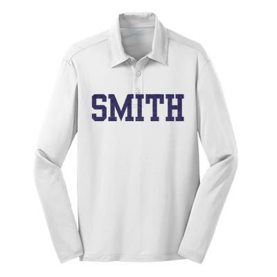 Smith College Silk Touch Performance Long Sleeve Polo