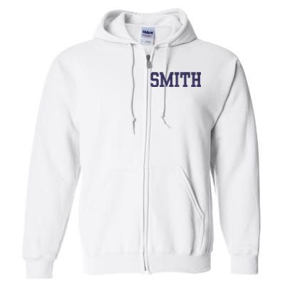 Smith College Full Zip Hoodie