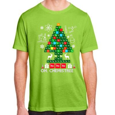 Science Christmas Shirt Oh Chemist Tree Chemistree Adult ChromaSoft Performance T-Shirt