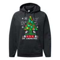 Science Christmas Shirt Oh Chemist Tree Chemistree Performance Fleece Hoodie