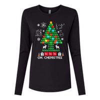 Science Christmas Shirt Oh Chemist Tree Chemistree Womens Cotton Relaxed Long Sleeve T-Shirt