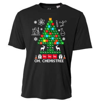 Science Christmas Shirt Oh Chemist Tree Chemistree Cooling Performance Crew T-Shirt