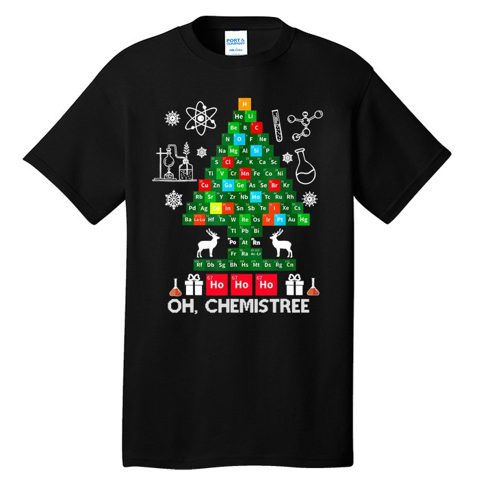 Science Christmas Shirt Oh Chemist Tree Chemistree Tall T-Shirt