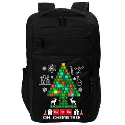 Science Christmas Shirt Oh Chemist Tree Chemistree Impact Tech Backpack