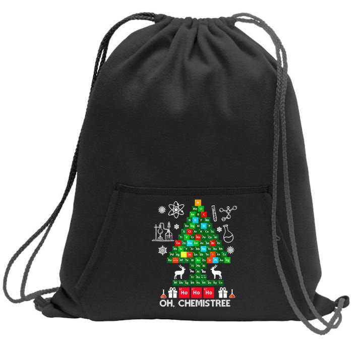 Science Christmas Shirt Oh Chemist Tree Chemistree Sweatshirt Cinch Pack Bag