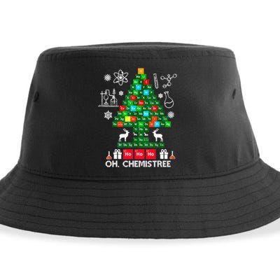 Science Christmas Shirt Oh Chemist Tree Chemistree Sustainable Bucket Hat