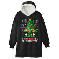 Science Christmas Shirt Oh Chemist Tree Chemistree Hooded Wearable Blanket