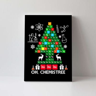 Science Christmas Shirt Oh Chemist Tree Chemistree Canvas