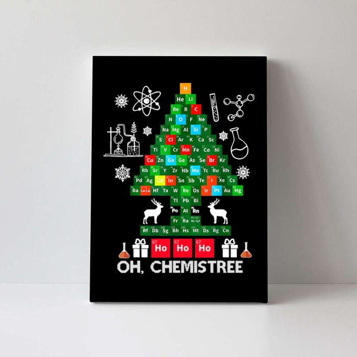 Science Christmas Shirt Oh Chemist Tree Chemistree Canvas