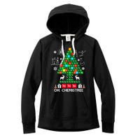 Science Christmas Shirt Oh Chemist Tree Chemistree Women's Fleece Hoodie