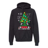 Science Christmas Shirt Oh Chemist Tree Chemistree Premium Hoodie